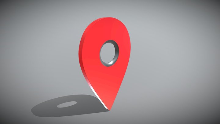 Map Pointer 3D Model