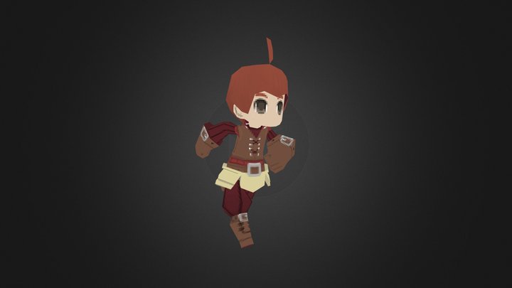 Rpg Character 3D Model