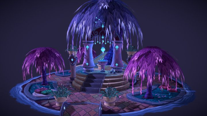 Stylized Scene 3D Model