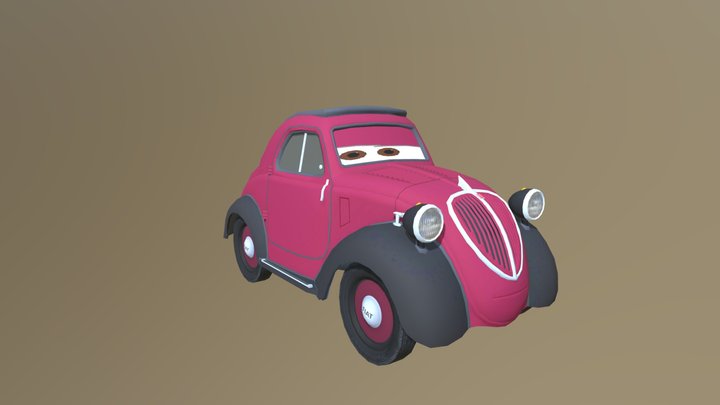 Uncle Topolino Cars 2 wii game 3D Model