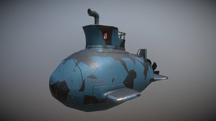 Submarine 3D Model