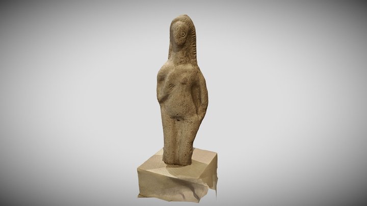 Female Figurine Statue 3D Model
