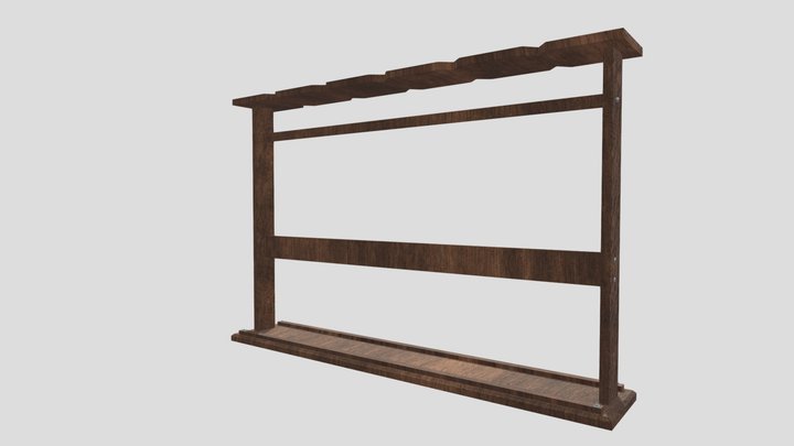 Weapons Rack 3D Model