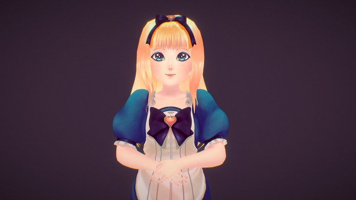 Alice in Wonderland #3dBustChallenge 3D Model