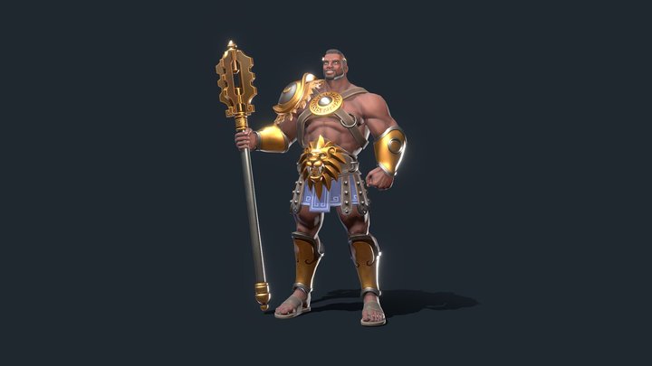 Hercules - Gods of Olympus 3D Model