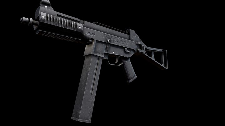 UMP Gun 3D Model