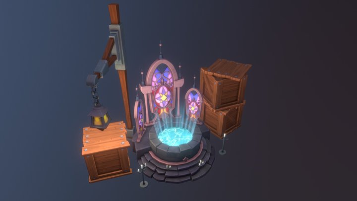 Hots fanart - Healing fountain 3D Model