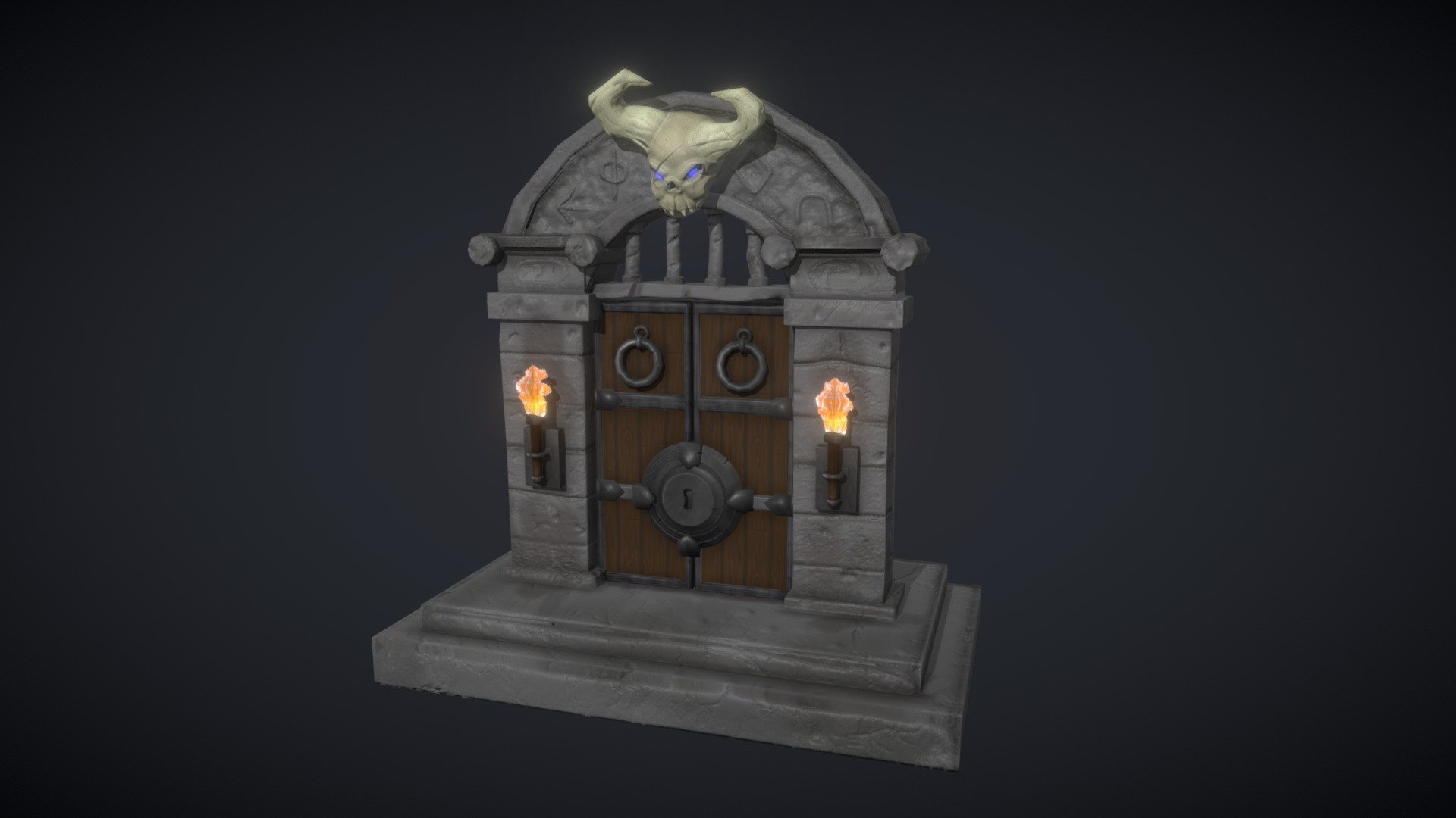 The dungeon door