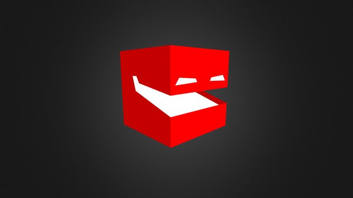 Riot Pixels Logo 3D Model