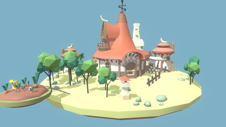 Fox's islands 3D Model