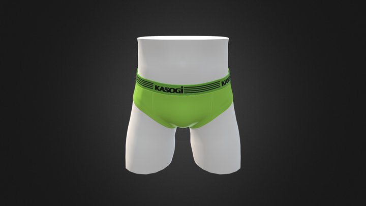 Underwear Kasogi Brand 3D Model