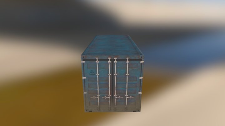 Shipping Container 3D Model