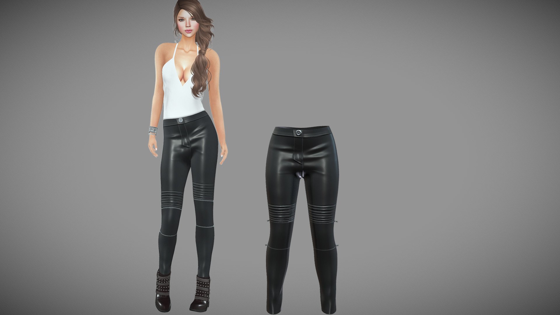 36,525 Women Leather Pants Images, Stock Photos, 3D objects