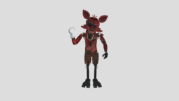 Foxy The Pirate 3D Model