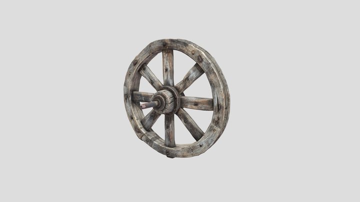Wooden wheel – Free 3D Model STL