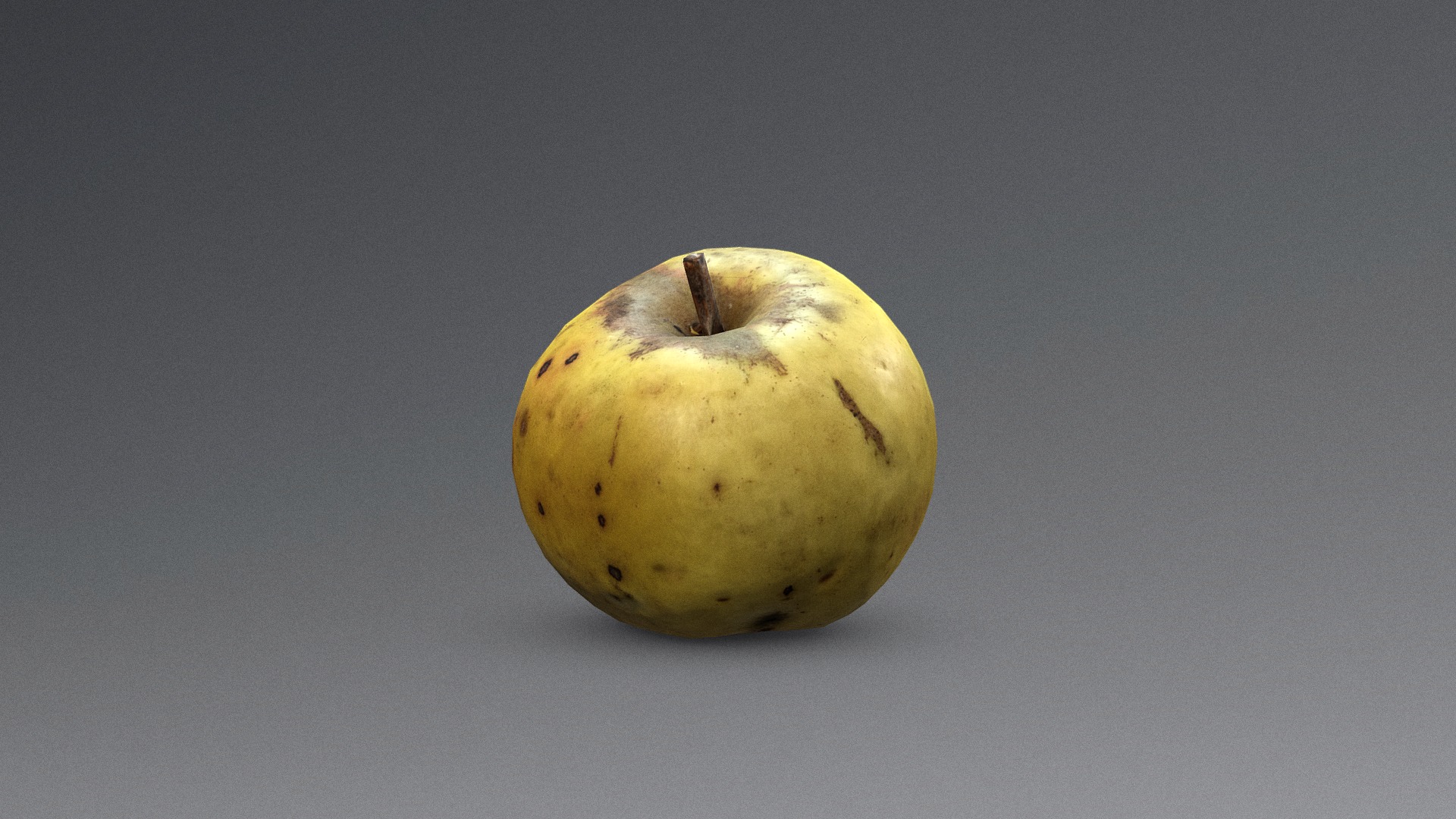 3D model Maschanzker Apple 4 - This is a 3D model of the Maschanzker Apple 4. The 3D model is about a potato on a grey surface.
