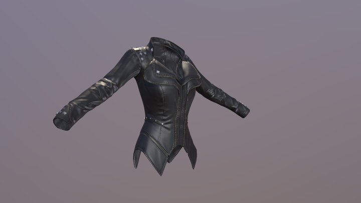 Leather Jacket(WIP) 3D Model
