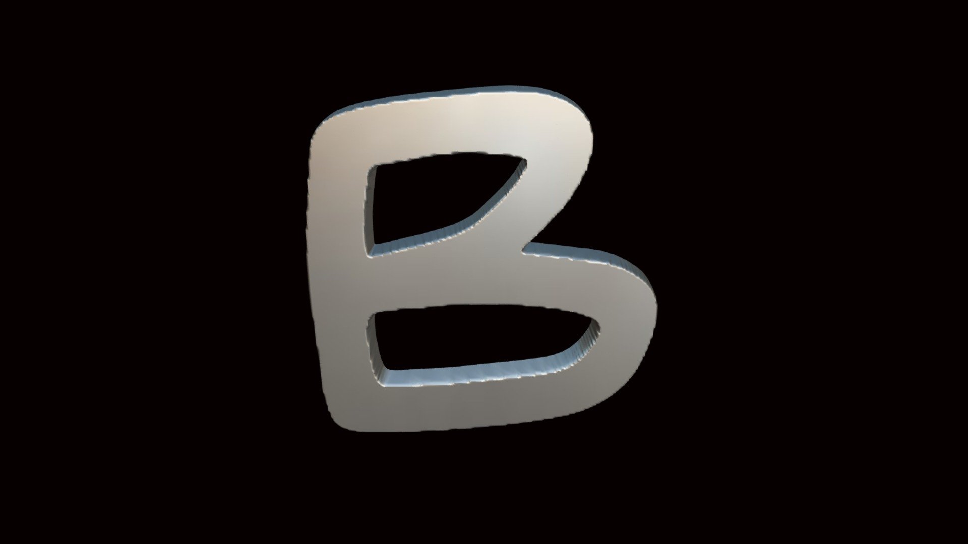 Letter B - Download Free 3D Model By Virtual Curation Lab ...