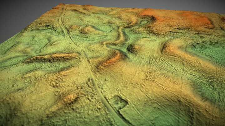Jonaukos piliakalnis (Lithuania) – Gratis 3D-model STL