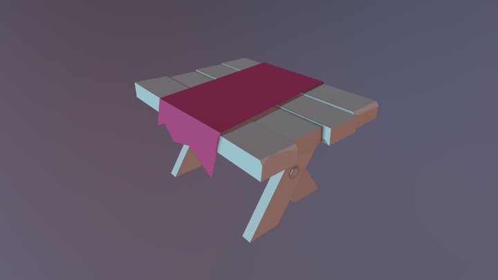 Tavern Table 3D Model