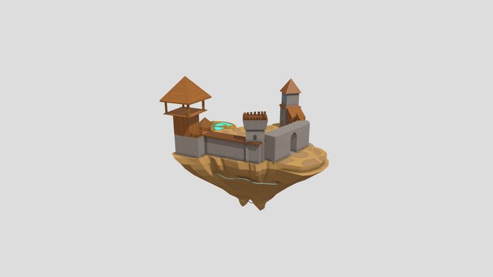 Heroes Of Envell training ground 3D Model