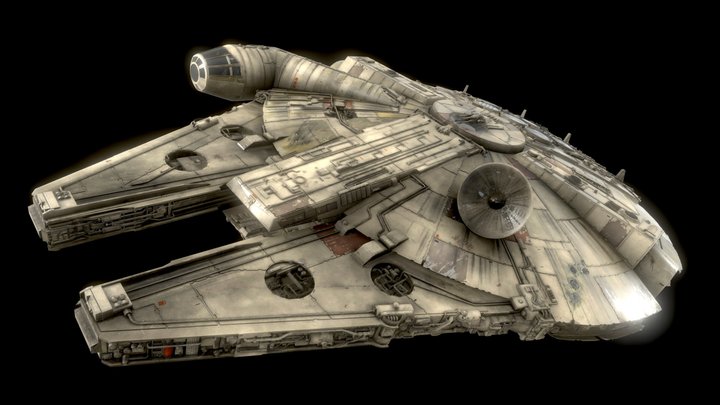 Millennium Falcon 3D Model