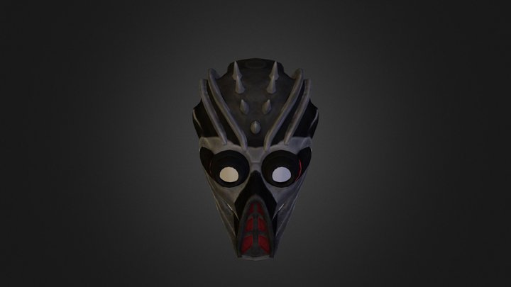 Kabal mask Mortal Combat 3D Halloween Costume 3D Model