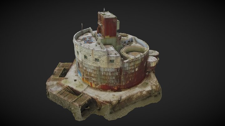 Haile Sand Fort - UK – Modello 3D gratuito STL