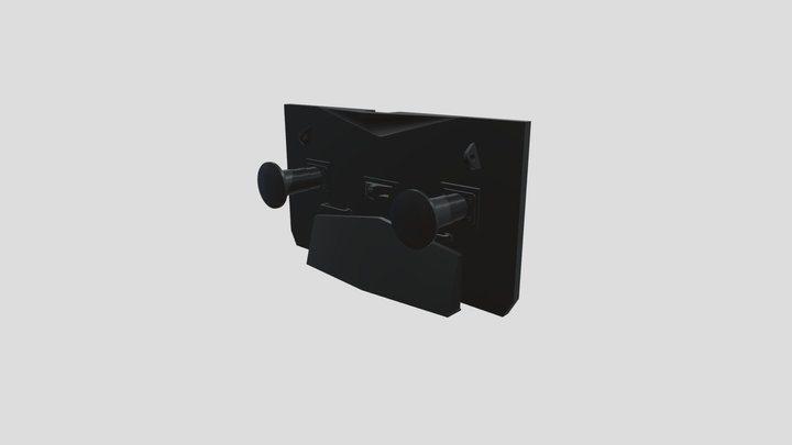 1:87 H0 Front frame plow for HŽ 2062 0XX 3D Model