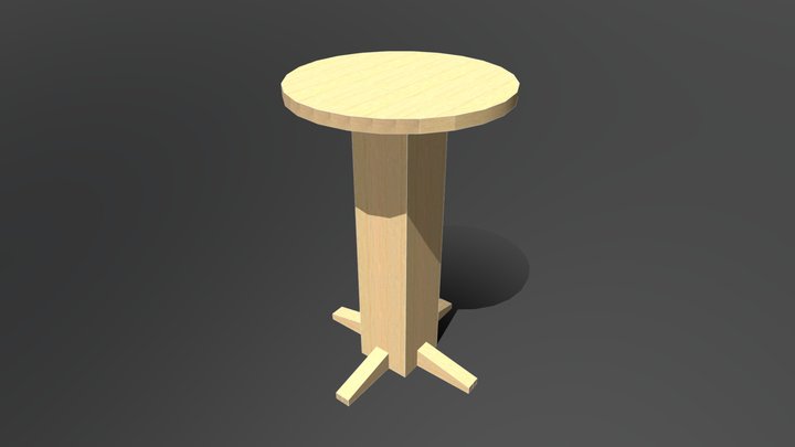 Ella table 3D Model