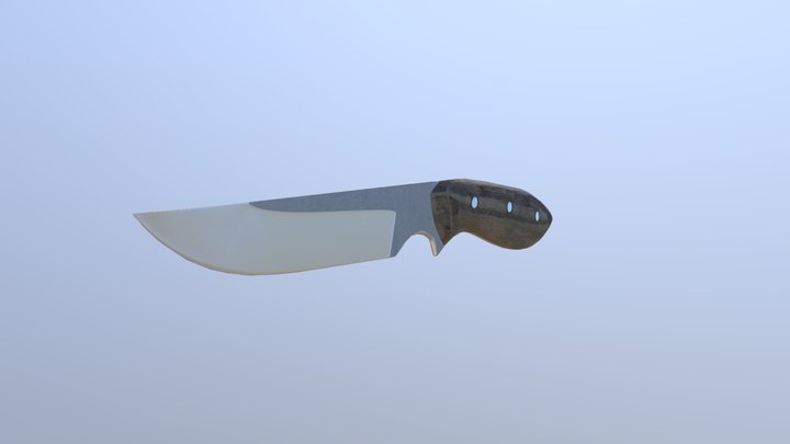 Simple vintage look knife 3D Model