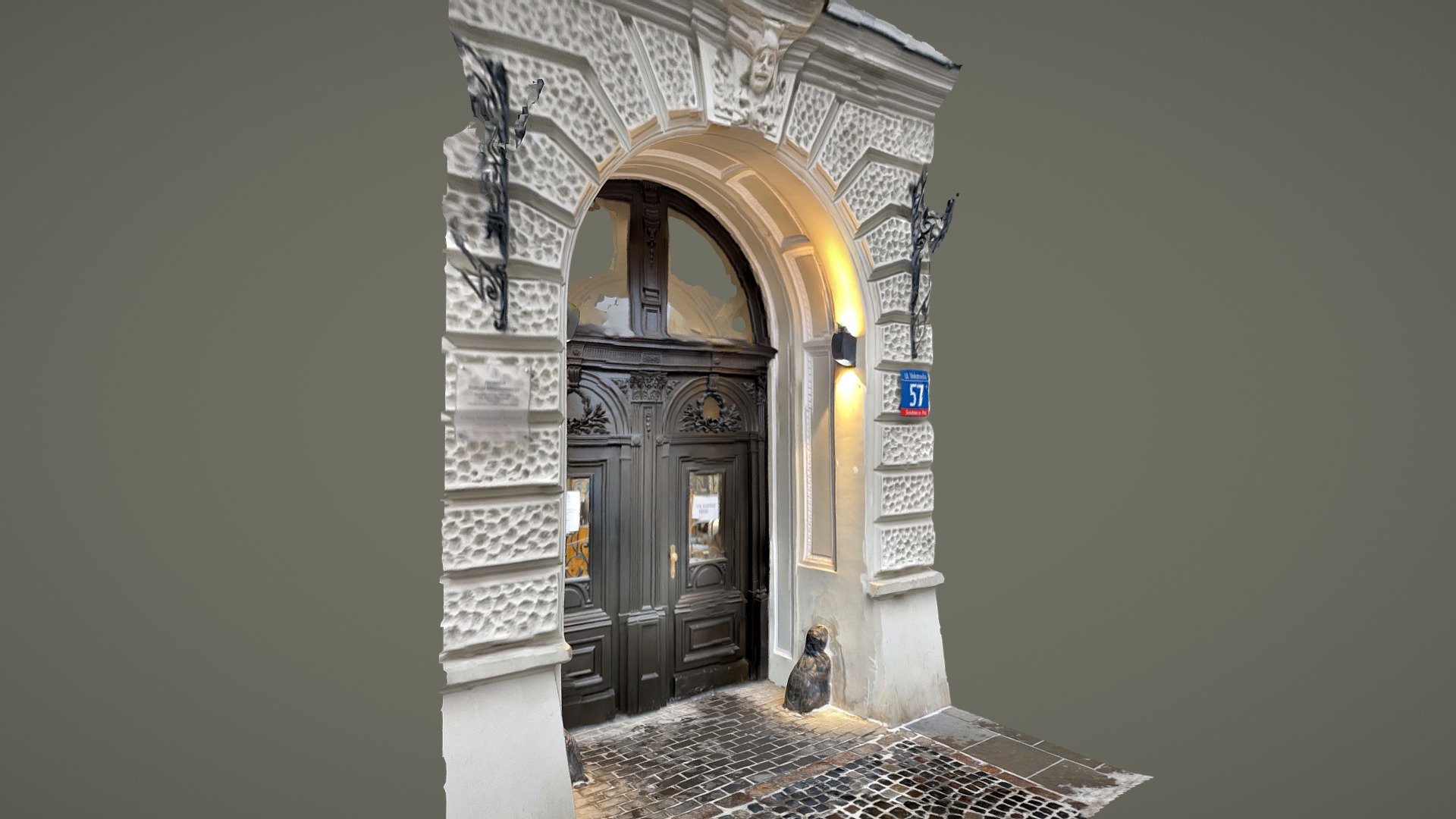 Architectural detail - iPhone Lidar - Scaniverse
