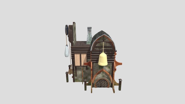 Log Cabin Sprint 2 3D Model