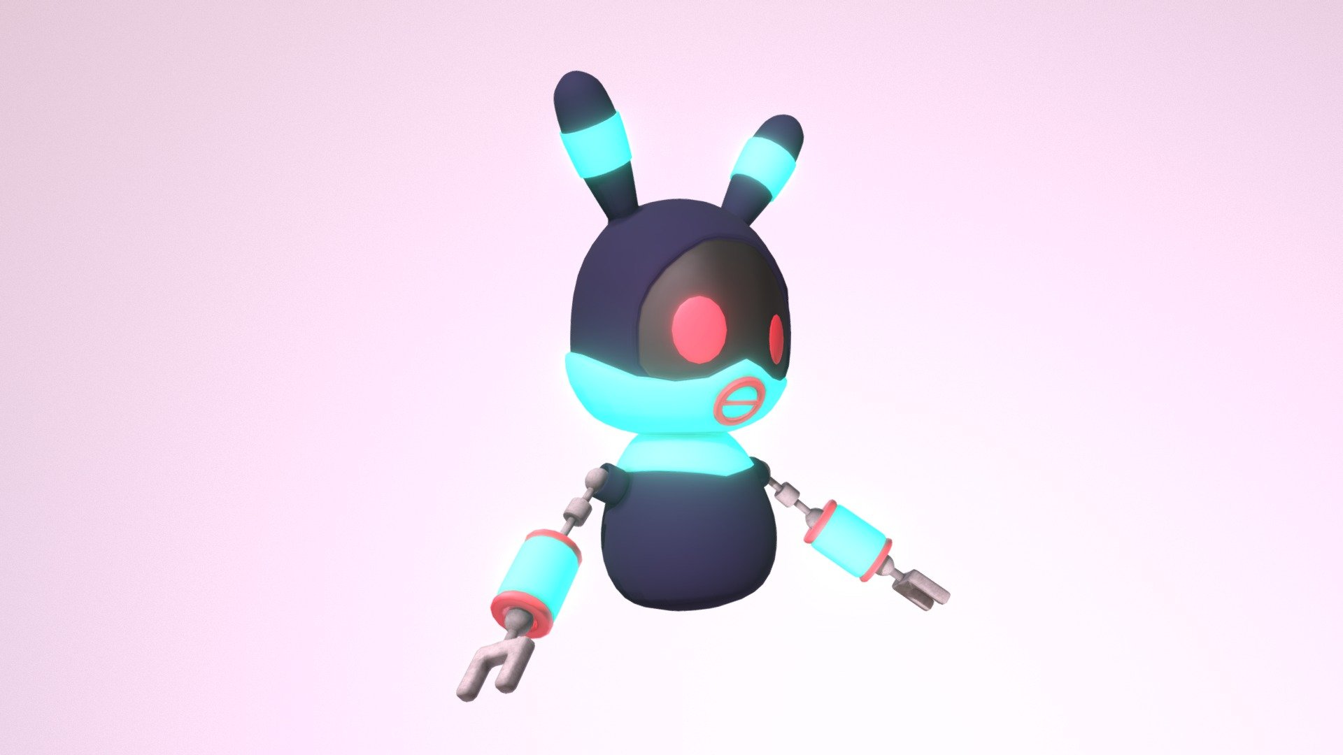 Robot Bunny Stop1 - 3D model by Sara Wong (@whatswongwithme) [164443c ...