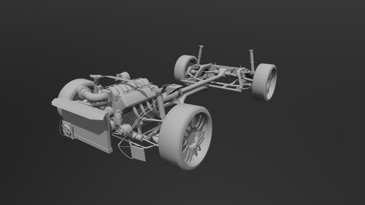 Jason Clark's RX7 Suspension WIP 3D Model