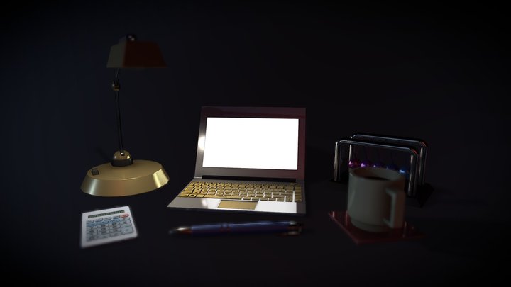 The Night Owl's Desk