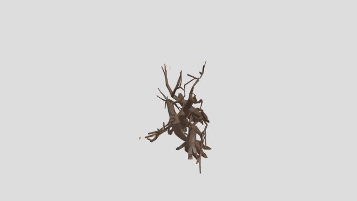 Fallen Tree Branch 3d Model 3D Model
