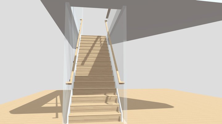 Ice House Stair 3D Model