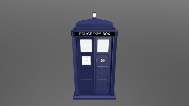 TARDIS 3D Model