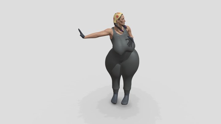 Female Thief 3D Model