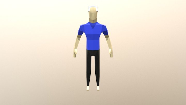 People Low poly 3D Model