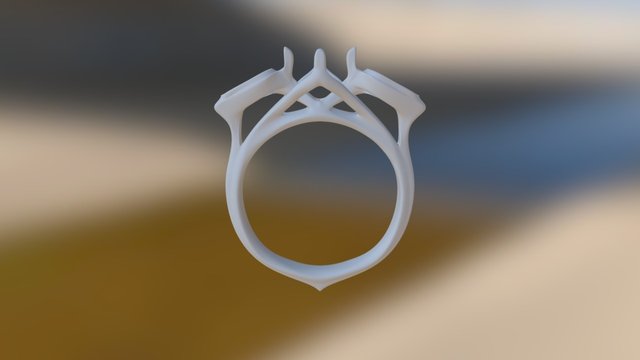 Xavier Ring Re- Do 2 Bezel Casting Proper 3D Model