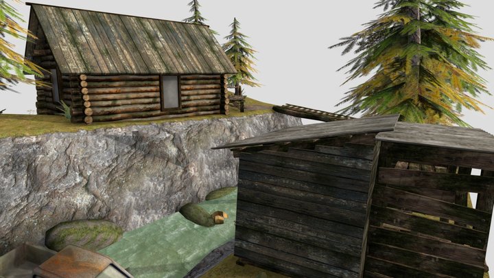DAE 3D1 Diorama test 1 3D Model