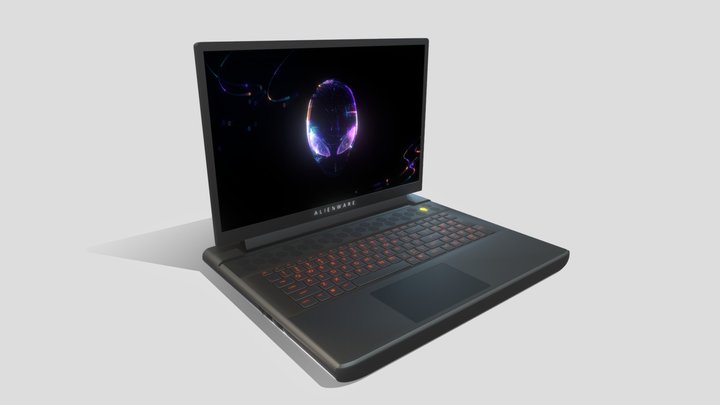 Alienware m18 Gaming Laptop 3D Model