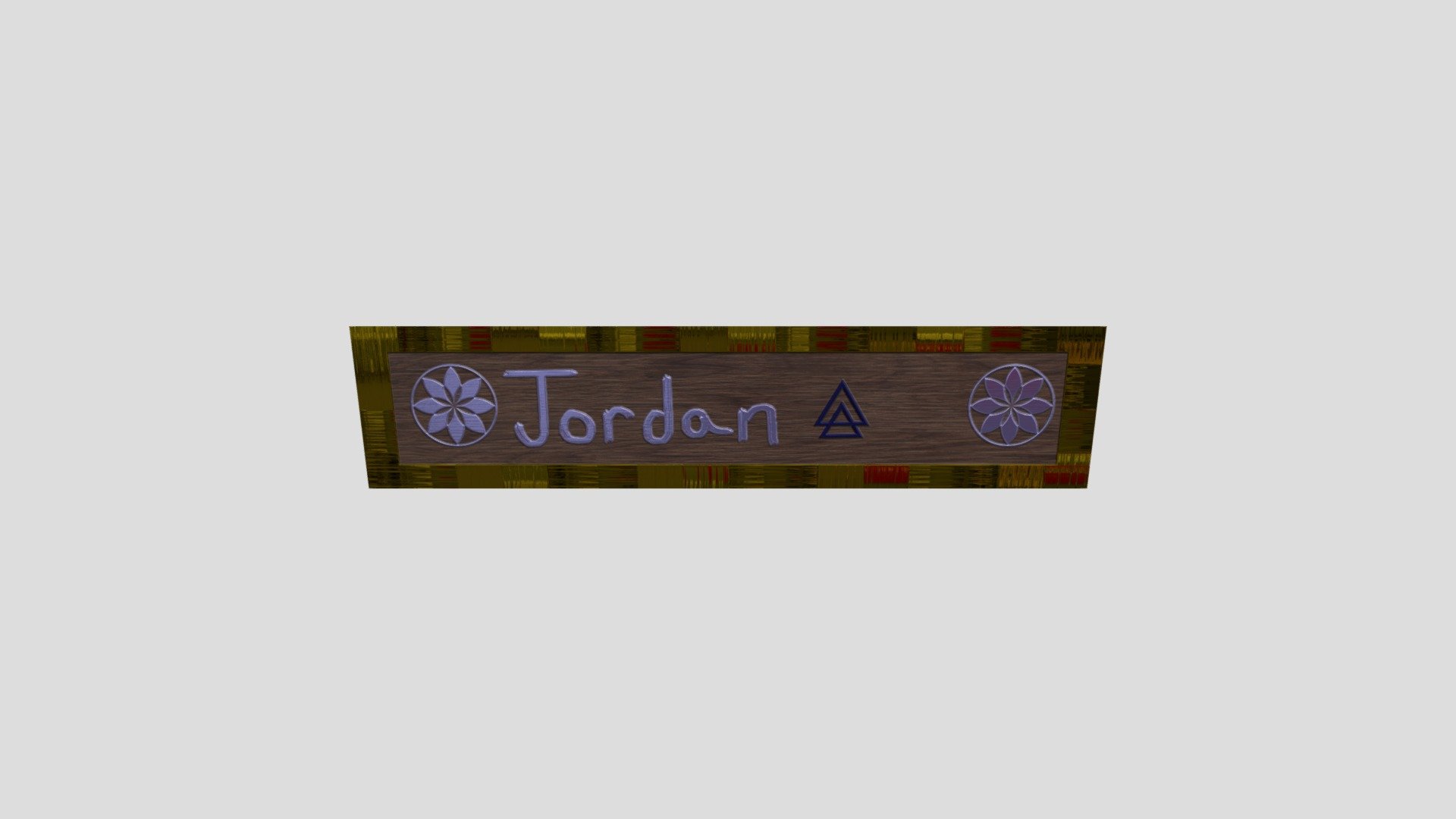 NamePlate - Download Free 3D model by sproutswarm [164b7df] - Sketchfab