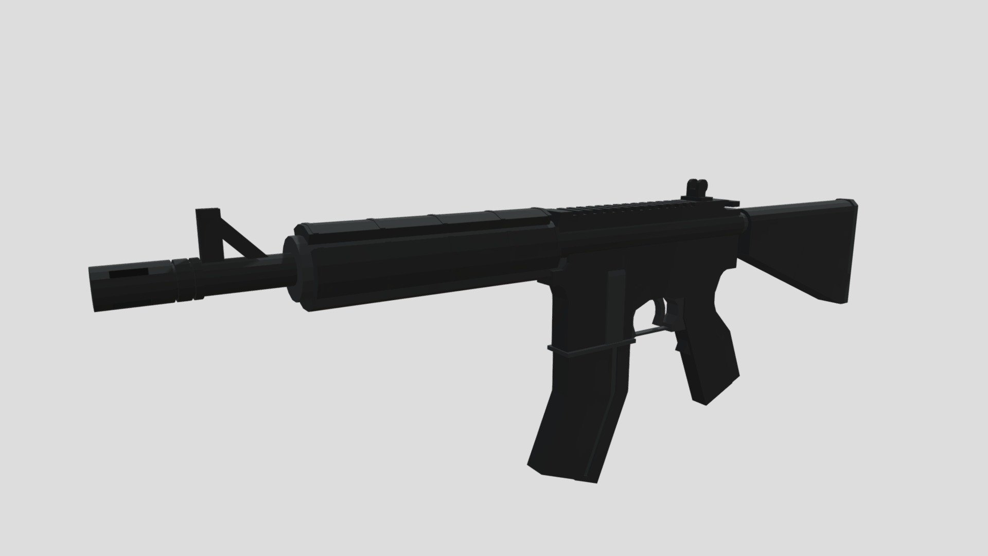 Low Poly M4A1 Model - Download Free 3D model by SmileForDiscord ...