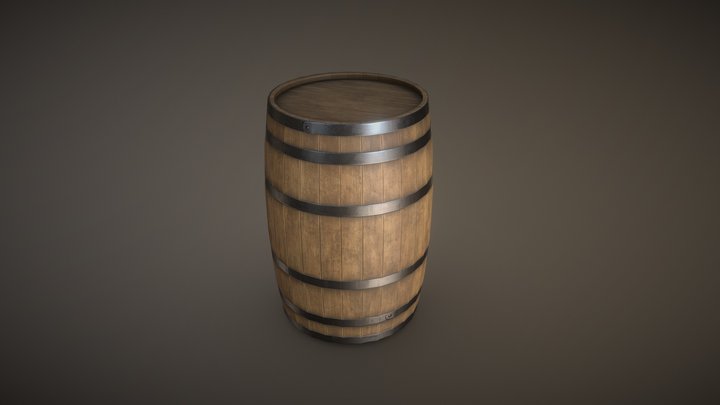 Barrel 3D Model