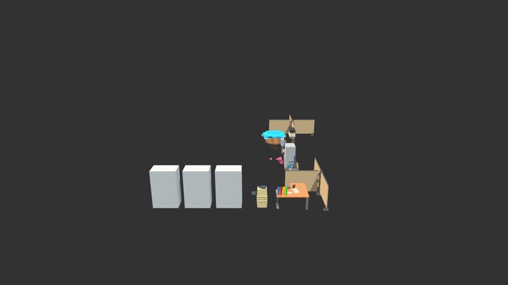 Props_Office 3D Model