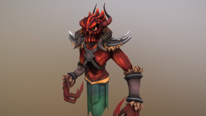 Demon Boy 3D Model