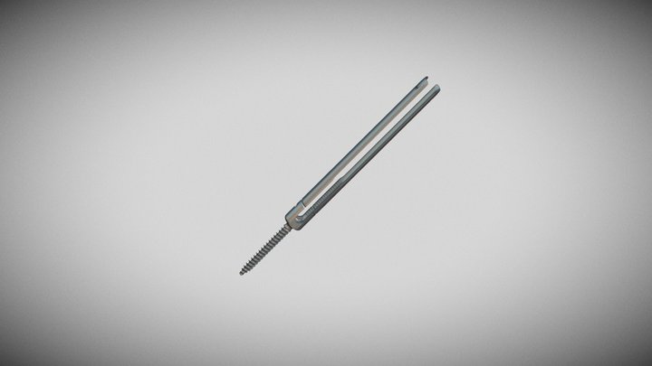 Longarm Screw 3D Model